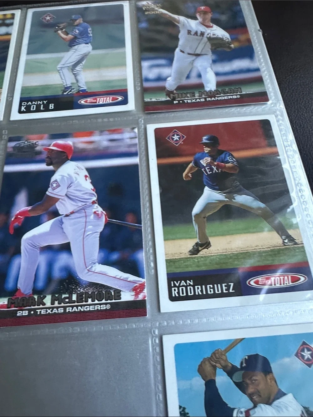 MLB Baseball Cards - Texas Rangers (Lot of 7) Topps Pacific Ivan Rodriguez